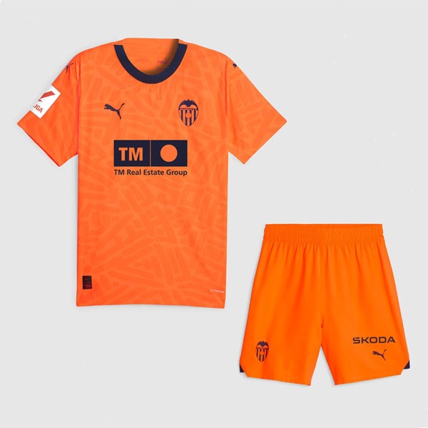 Trikot Valencia Ausweich Kinder 2023-2024